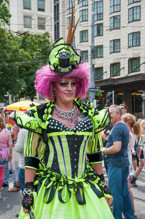 Regenbogenparade na ulicach Wiednia